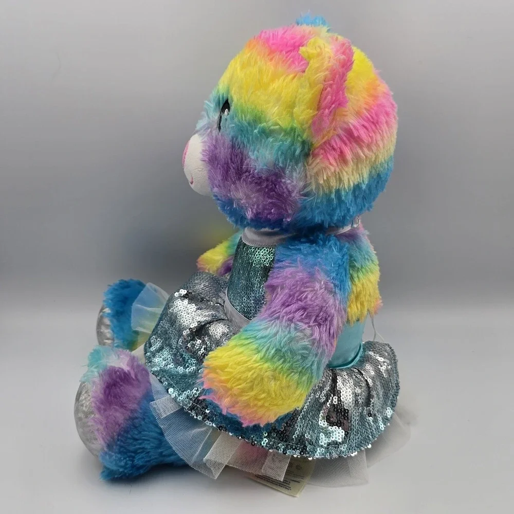 Build-A-Bear Rainbow Sparkle Teddy Bear 16